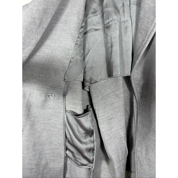 Free People Hannah Slouchy Soft oversized loose fit Blazer Gray Size L - Picture 6 of 10